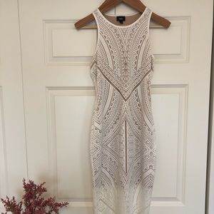 Aztec Print Midi Dress